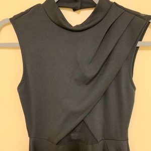 High neck cutout LBD